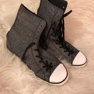 Women’s Chuck Taylor bling High top shoes in size 8.5